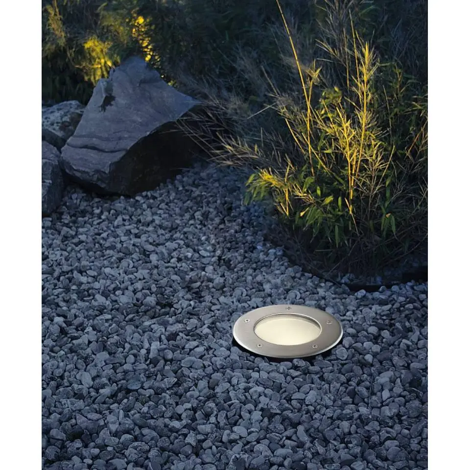 EGLO Riga 3 Inbouwlamp - E27 - Ø 10 cm - RVS