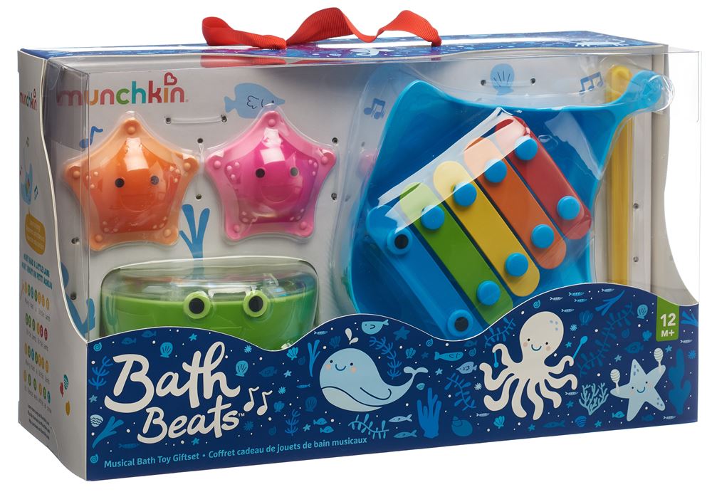 MUNCHKIN Bath Beats Geschenkset 12M  1 Stk