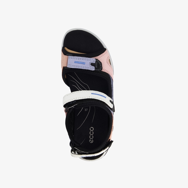 ECCO Offroad leren dames sandalen zwart