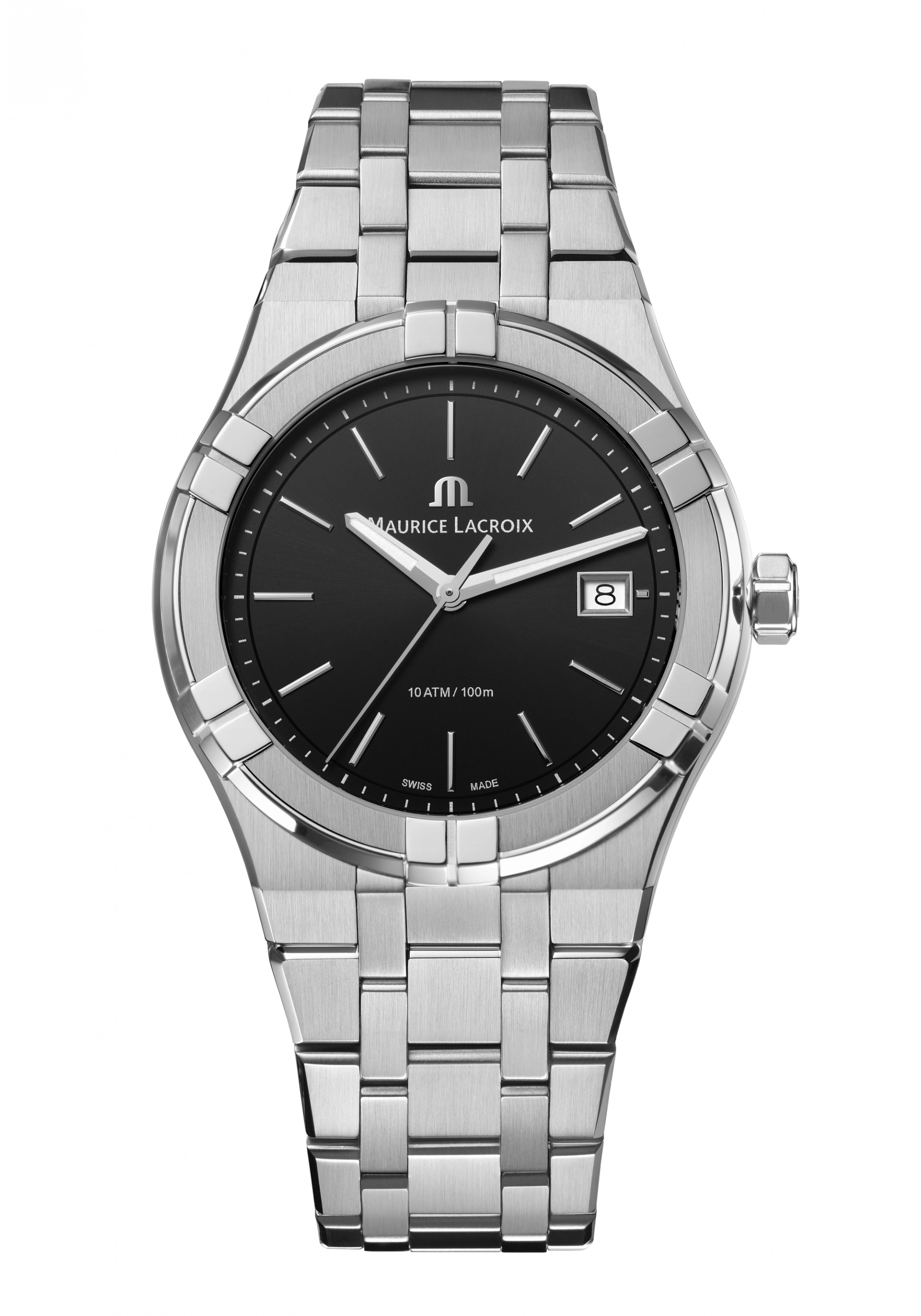 Maurice Lacroix Aikon Herrenuhr Schwarz AI1108-SS002-330-1