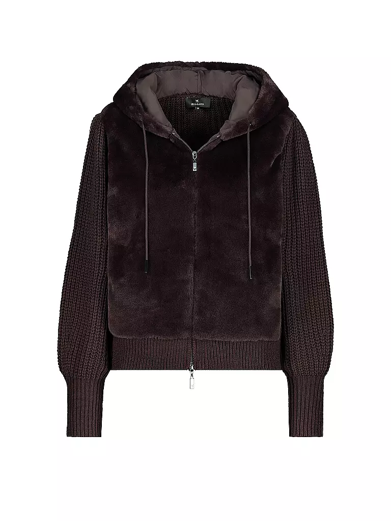 MONARI Jacke in Felloptik  braun