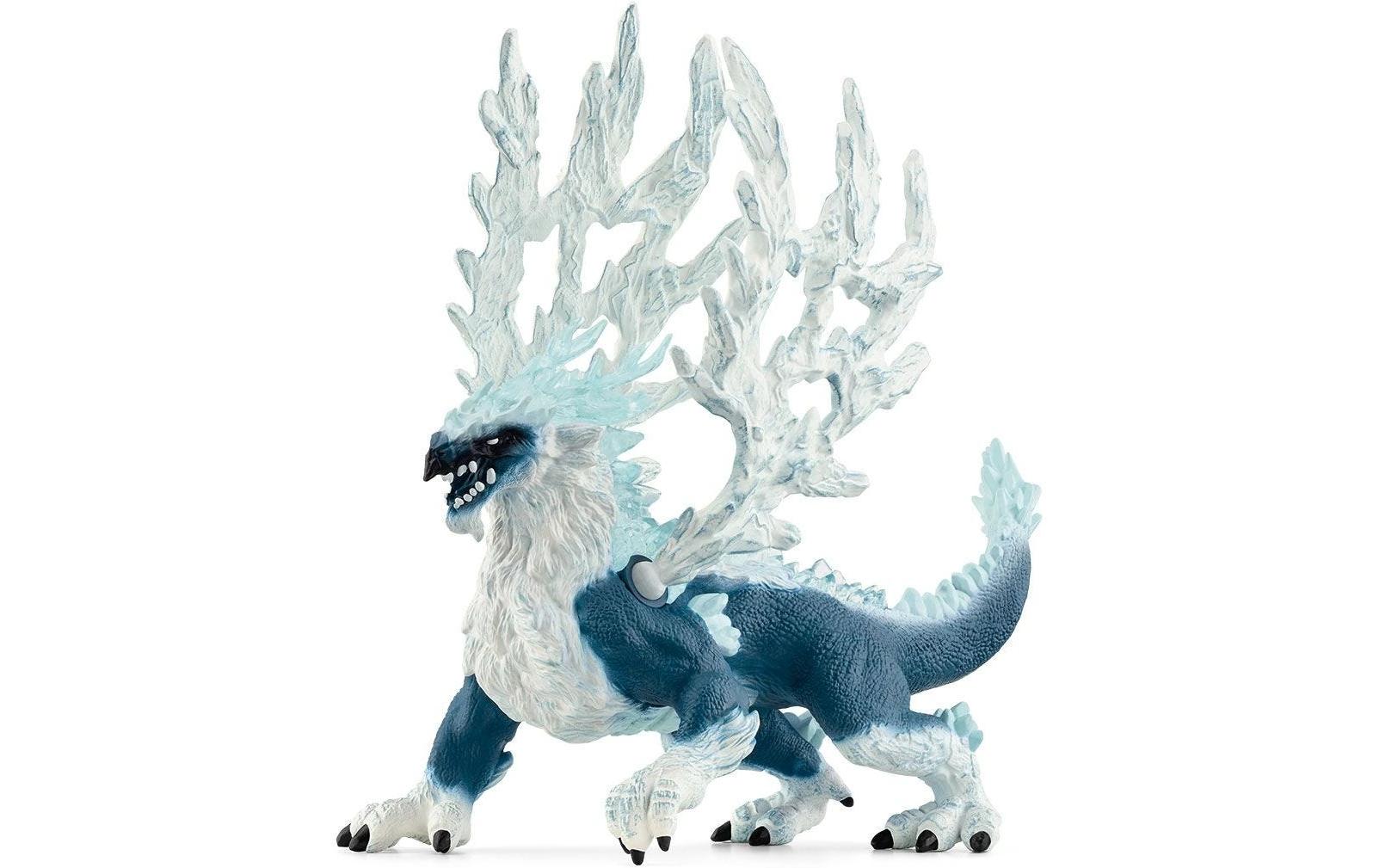 Spielzeugfigur Eldrador EisdracheSpielfigur mit beweglichen Flügeln