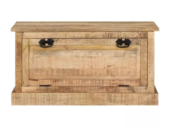 Banc de rangement de chaussures 85x40x45 cm Bois de manguier