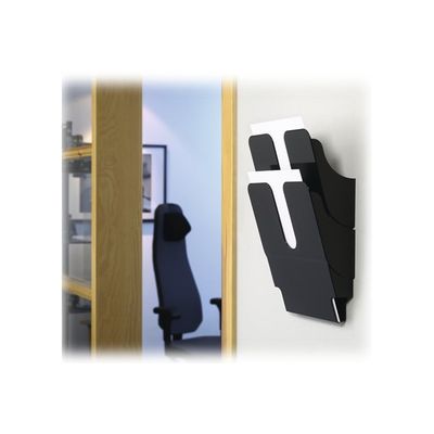 Durable Flexiplus - Trieur mural porte-document - 2 cases A4 vertical - noir