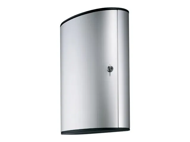 DURABLE KEY BOX - Nøglekabinet - 72 kroge - børstet aluminium - aluminium