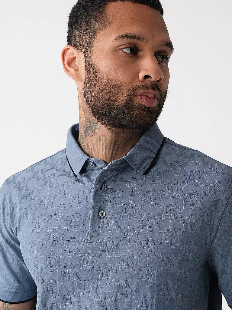 ARMANI EXCHANGE Poloshirt hellblau
