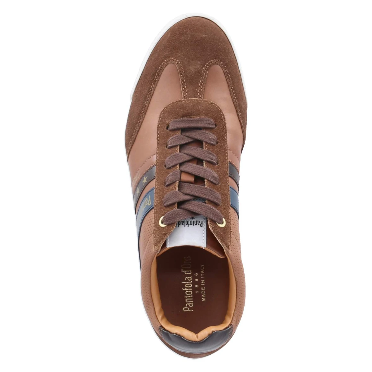 Pantofola d'oroLow Sneaker VASTO - cognac/navy