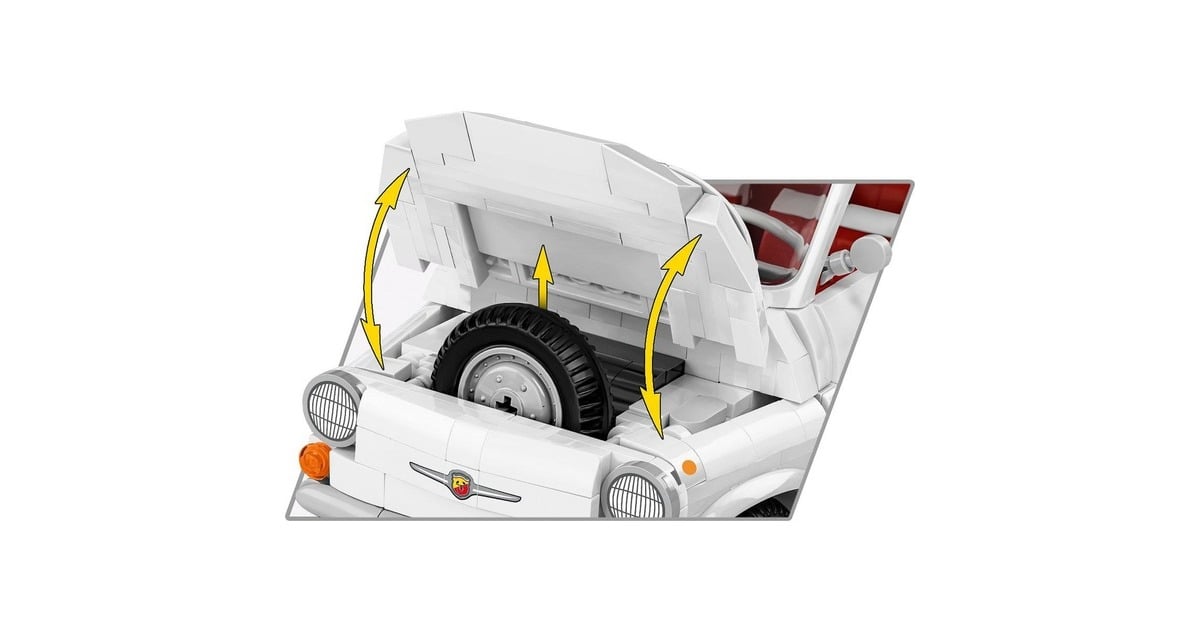 COBIFiat Abarth 595 Constructiespeelgoed  (Schaal 1:12)