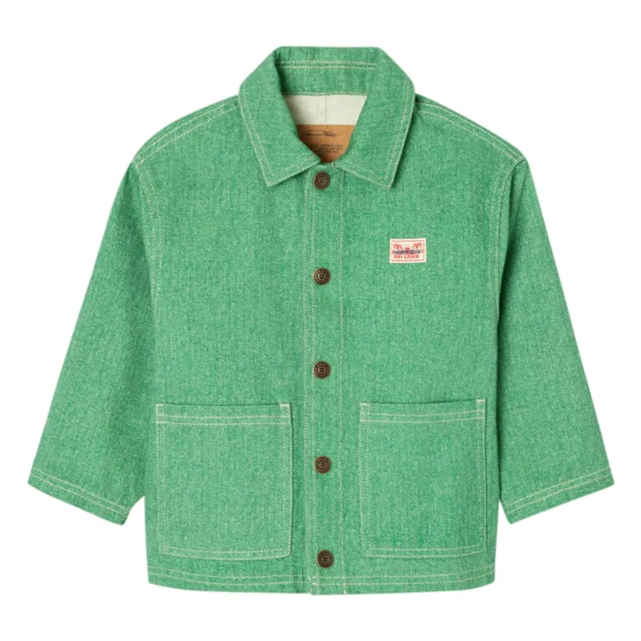 American Vintage Veste Denim Tinebrow | Vert