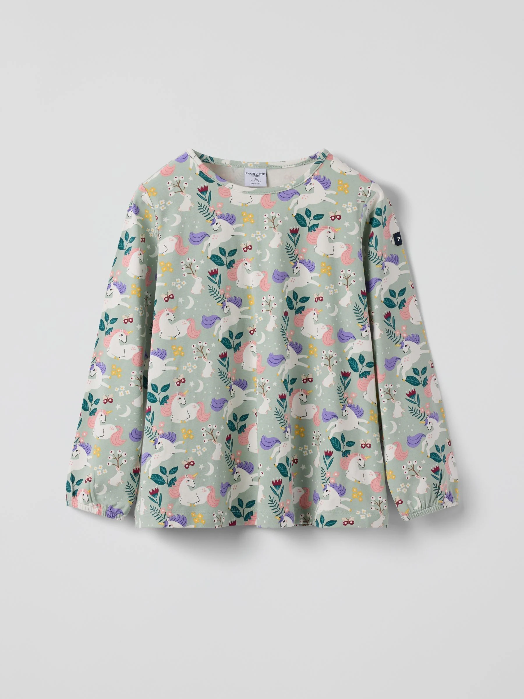 Polarn O. Pyret Unicorn Print Top