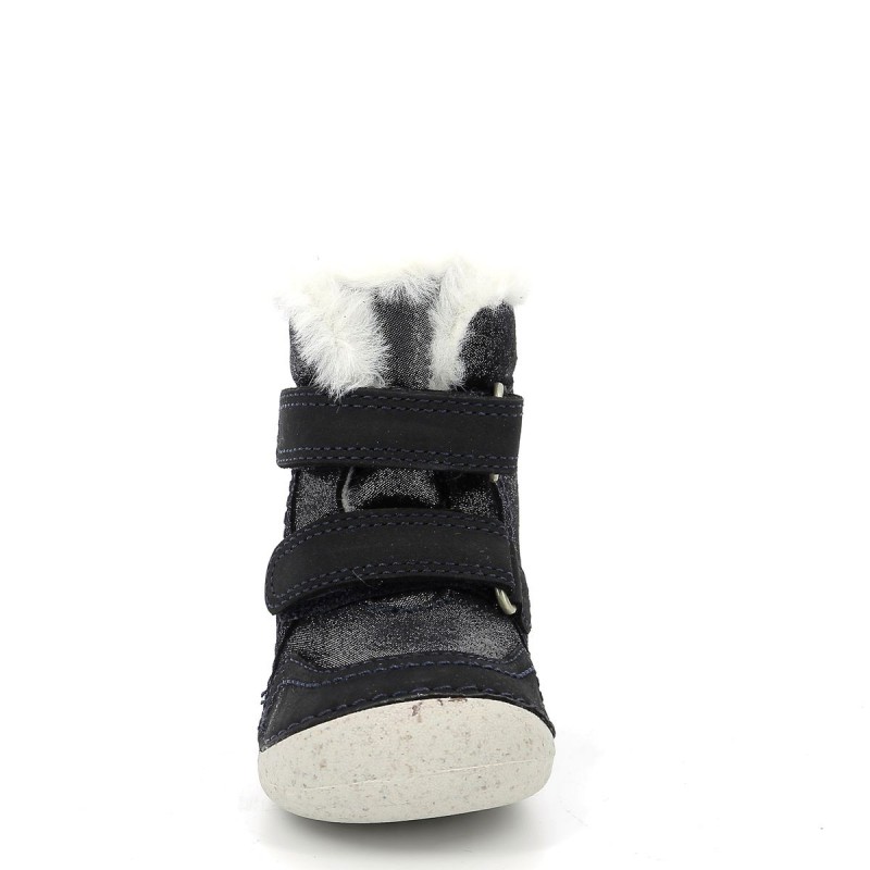Kickers Kickers Sosnowkro Fourrées Marine Brillant