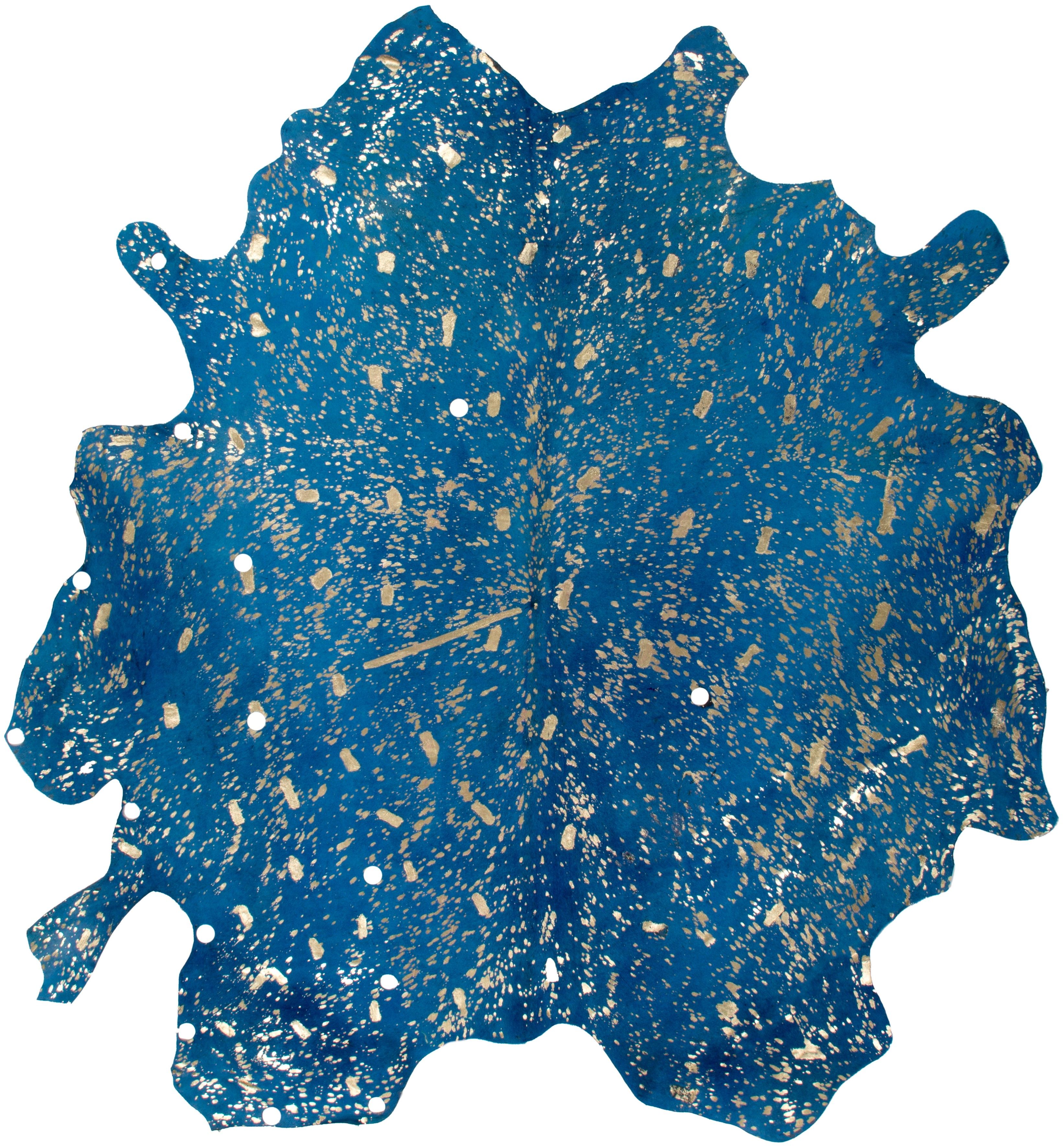 Vloerkleed 410 Blauw Goud Glam