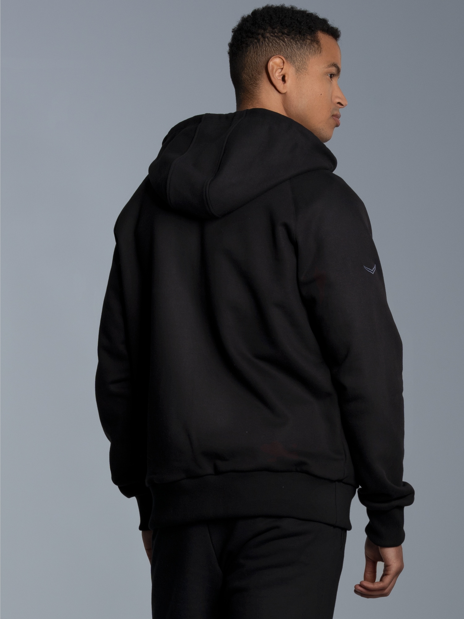 Sweatjacke mit KapuzeSchwarz