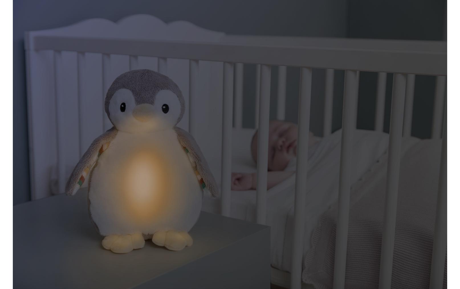 Einschlafhilfe Phoebe PinguinBabyschlafhilfe mit Sprachaufnahme und Nachtlicht