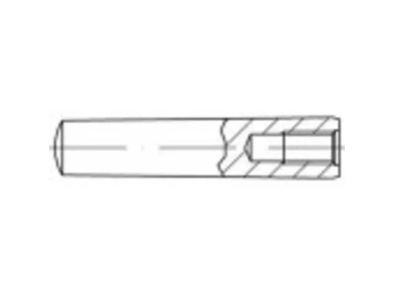 TOOLCRAFT 144687 Keglesøm (Ø x L) 6 mm x 28 mm Stål 25 stk