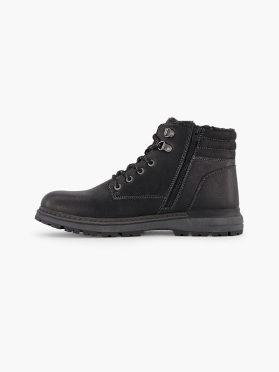 Landrover Schnür-Stiefelette Schwarz