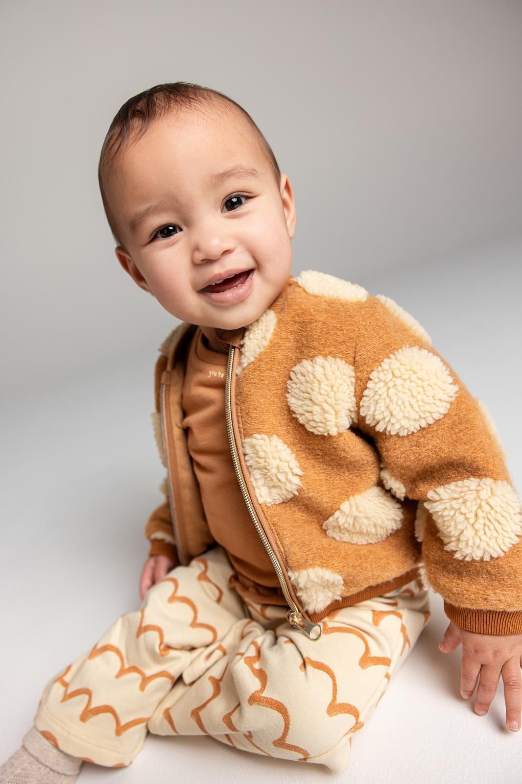 Noppies Baby Broek Tanton - Abstract Pattern Off White