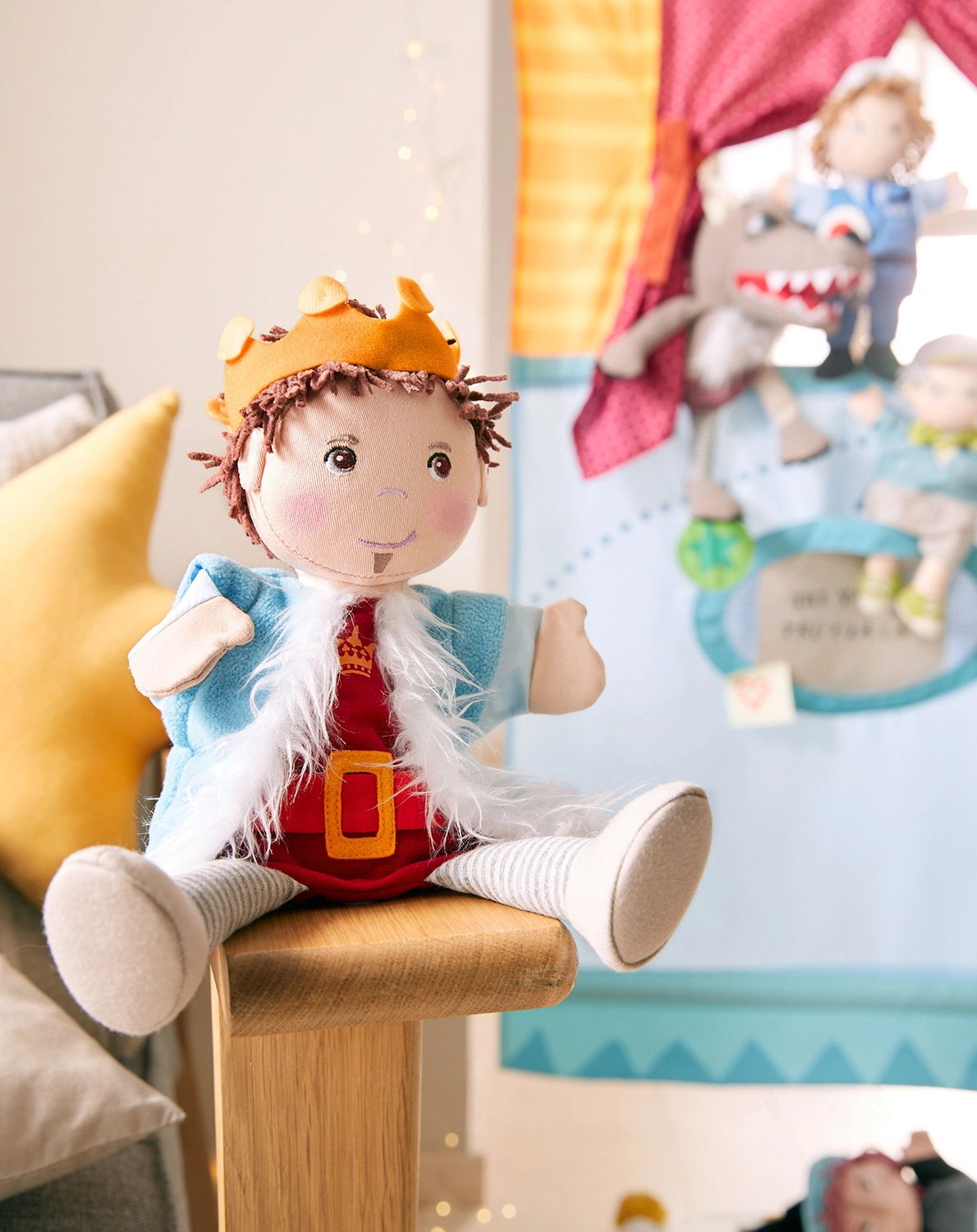 Handpuppe PRINZ EMIR in bunt
