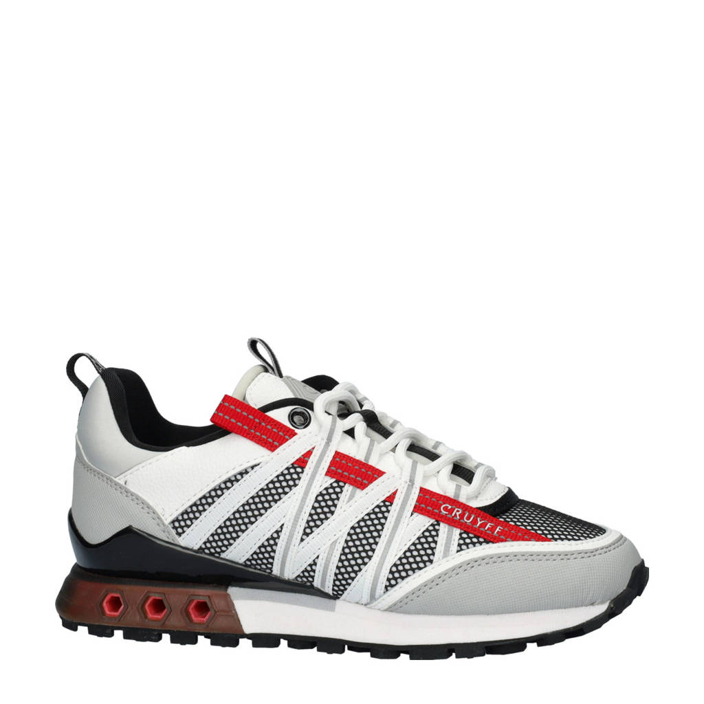 Cruyff Feariasneakers wit/rood