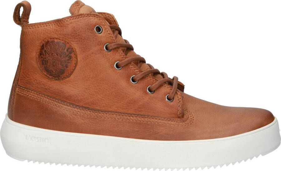 Blackstone Aspen Hoge sneakers Leren Sneaker Heren Bruin
