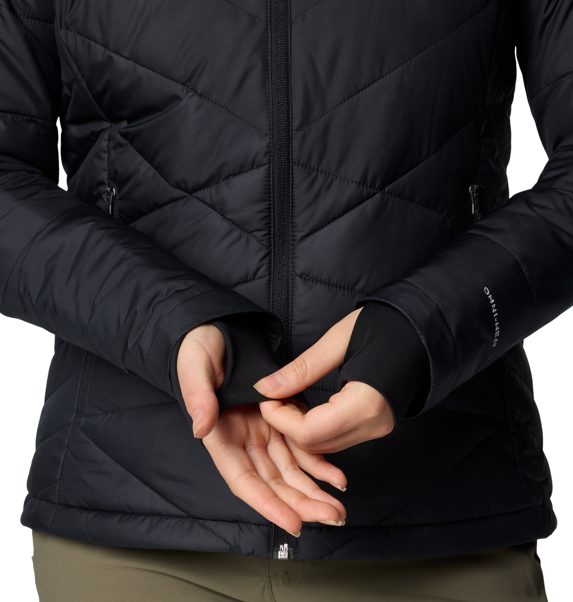 Columbia Steppjacke »HEAVENLY HOODED JACKET« 1 Stk. tlg. mitKapuze