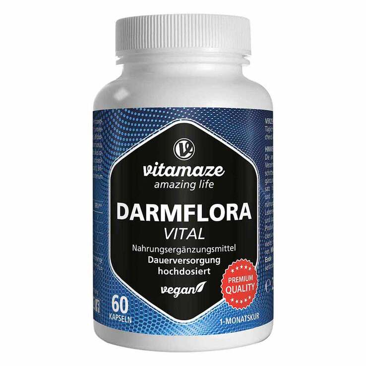 Darmflora Vital vegan Kapseln, 60 St
