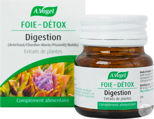 A.Vogel Digestion Foie Détox Extraits De Plantes 60 Comprimés