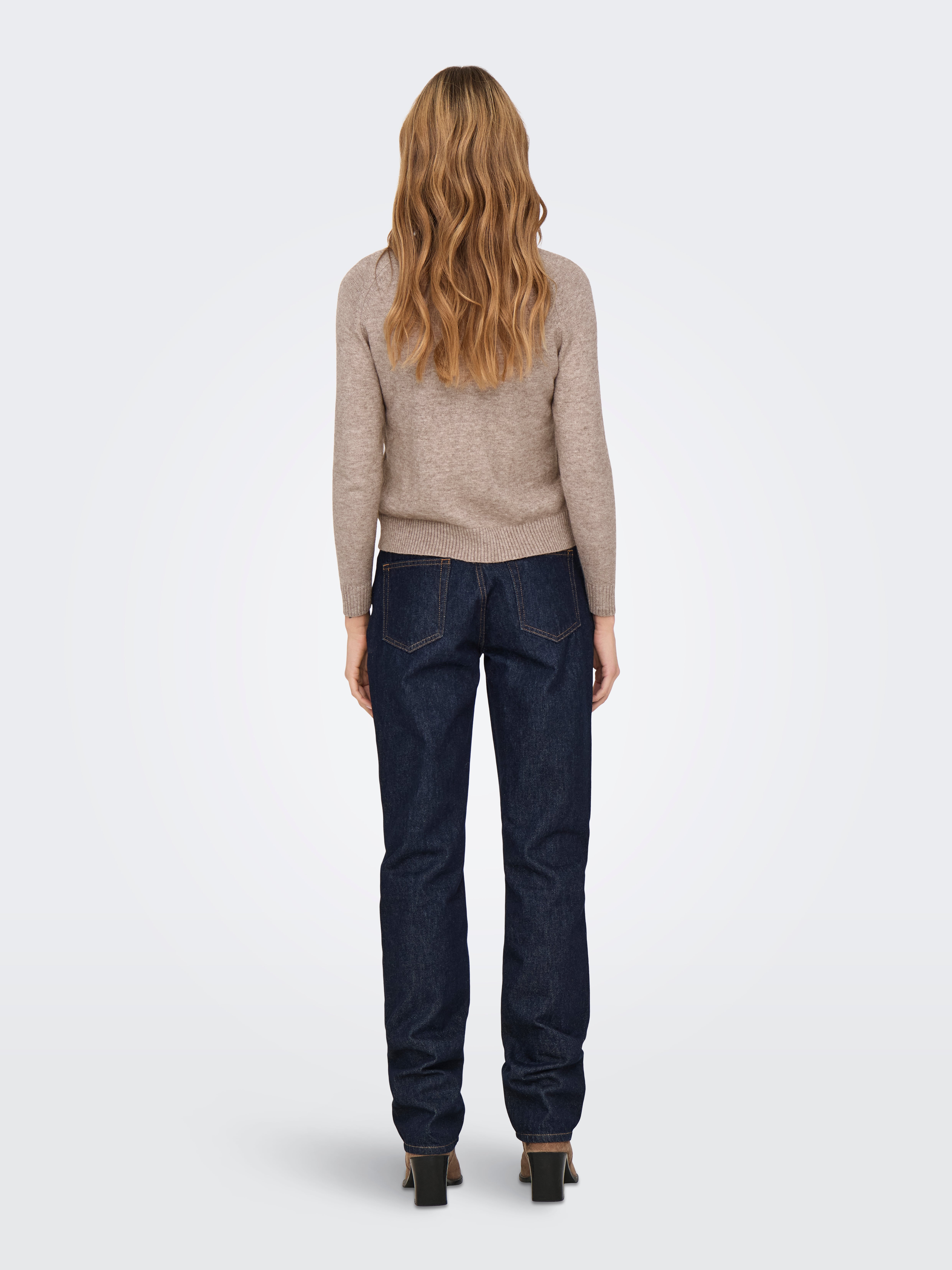 ONLLESLY Strickpullover Beige