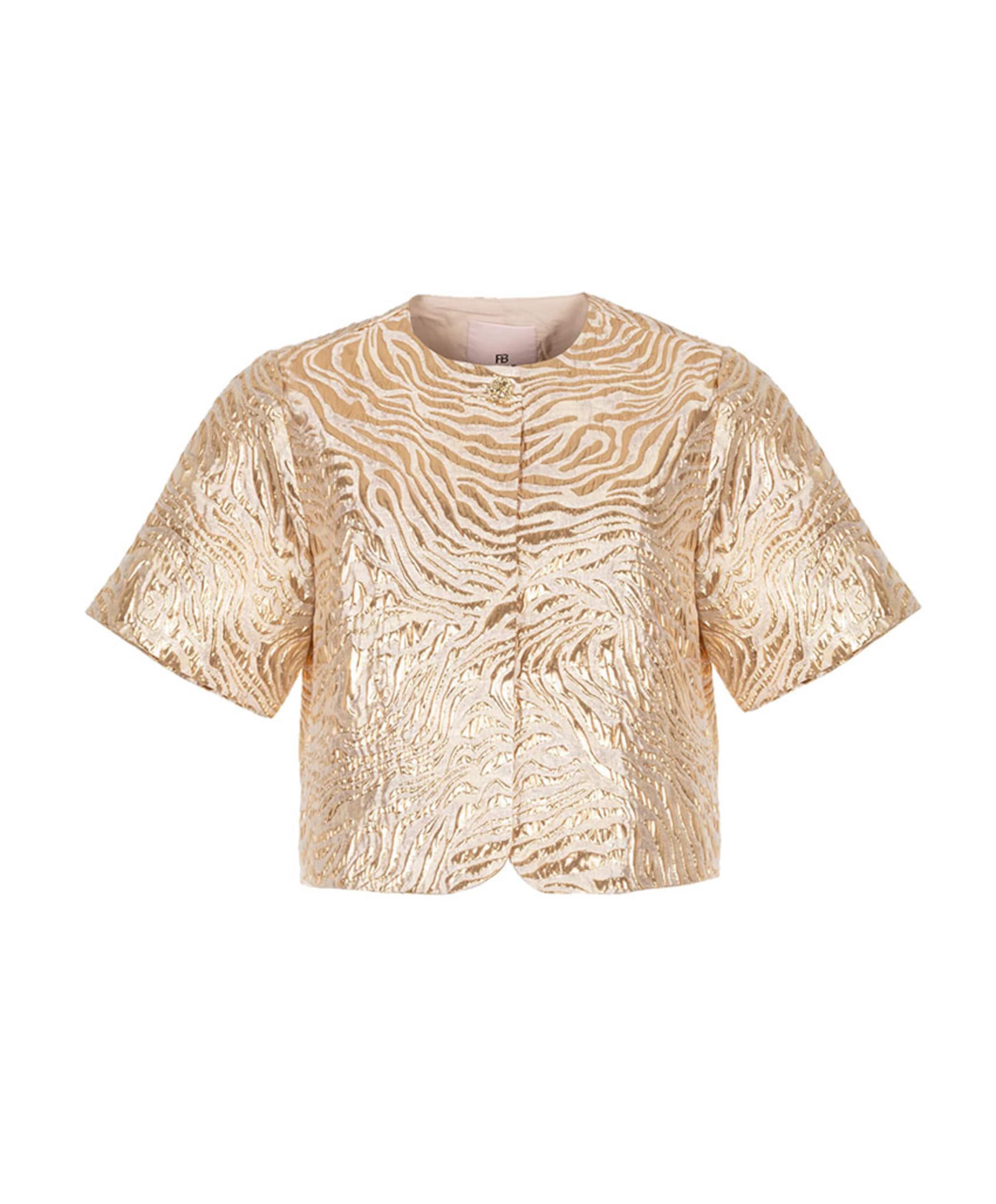 Freebird Festive Dames top goud