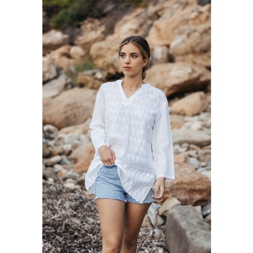 Isla Bonita By Sigris - Blusa Blanco