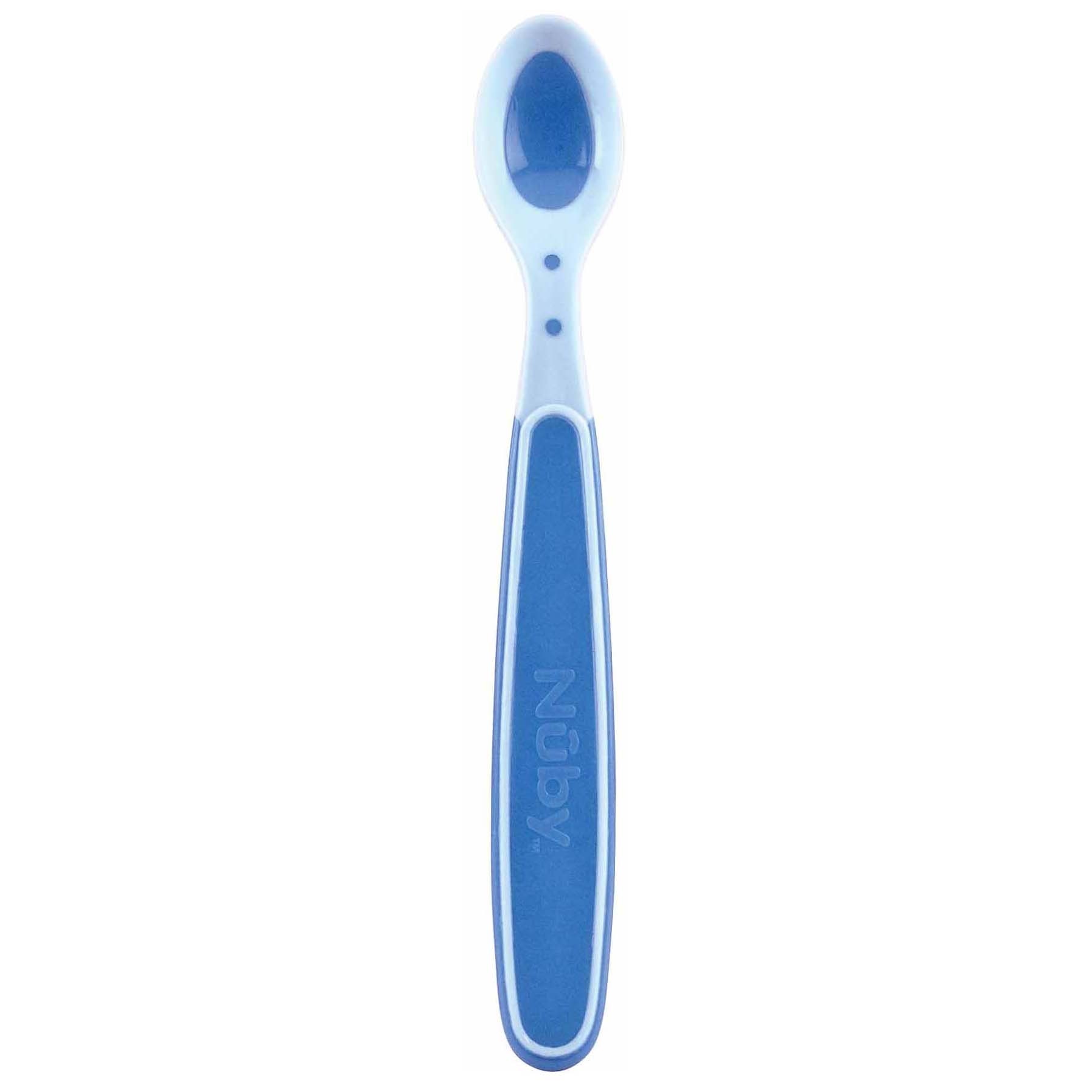 Nûby warmtegevoelige lepeltjes blauw