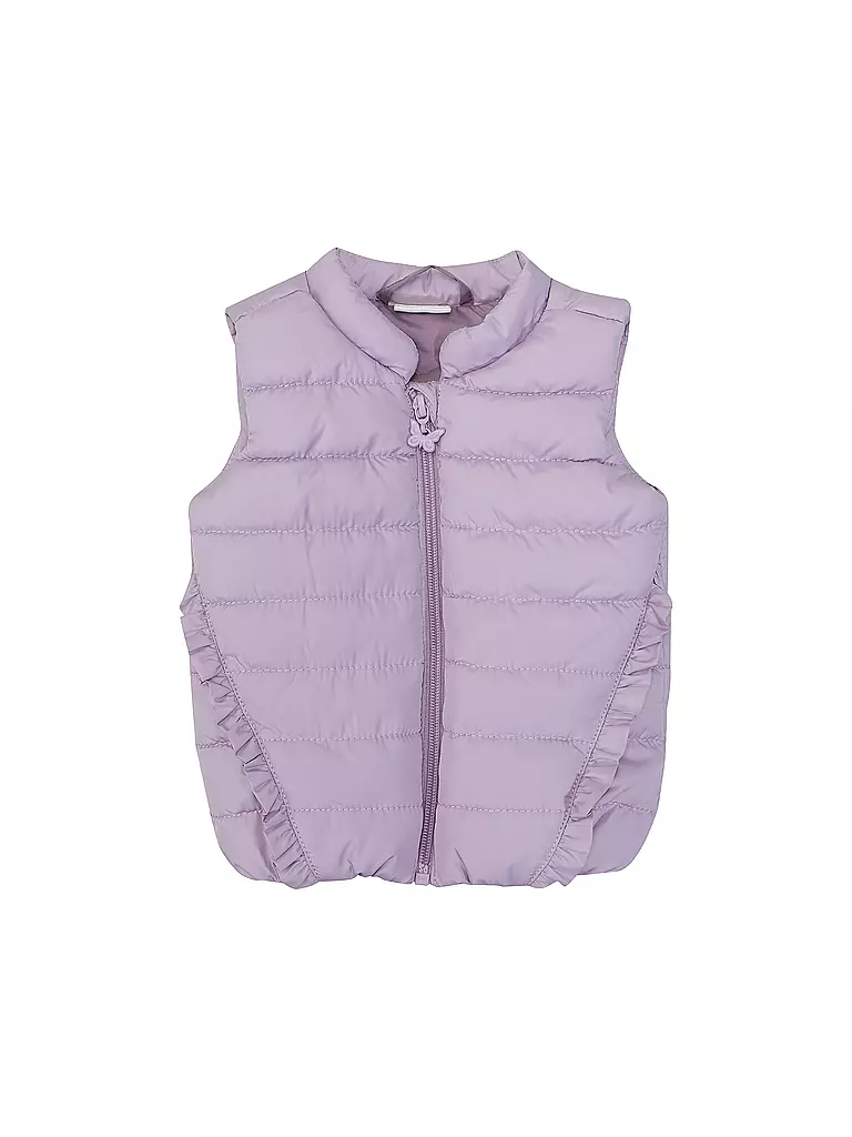S.OLIVER Mädchen Steppgilet lila