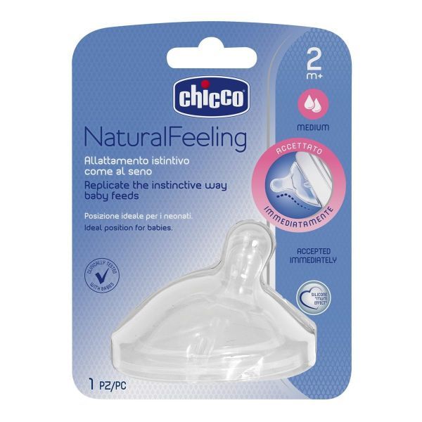 Tetina Silicone Chicco NaturalFeeling 2M