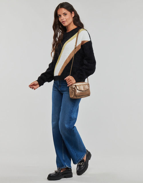 Pieces - PCMILO LS LUREX KNIT KAC FC - Noir