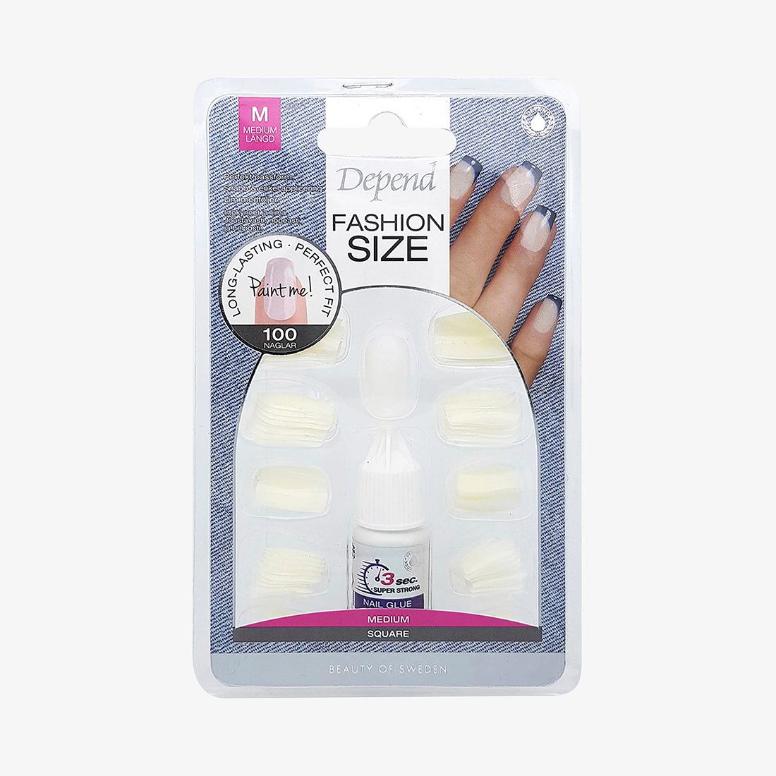 Løsnegler Fashion Size 100pk