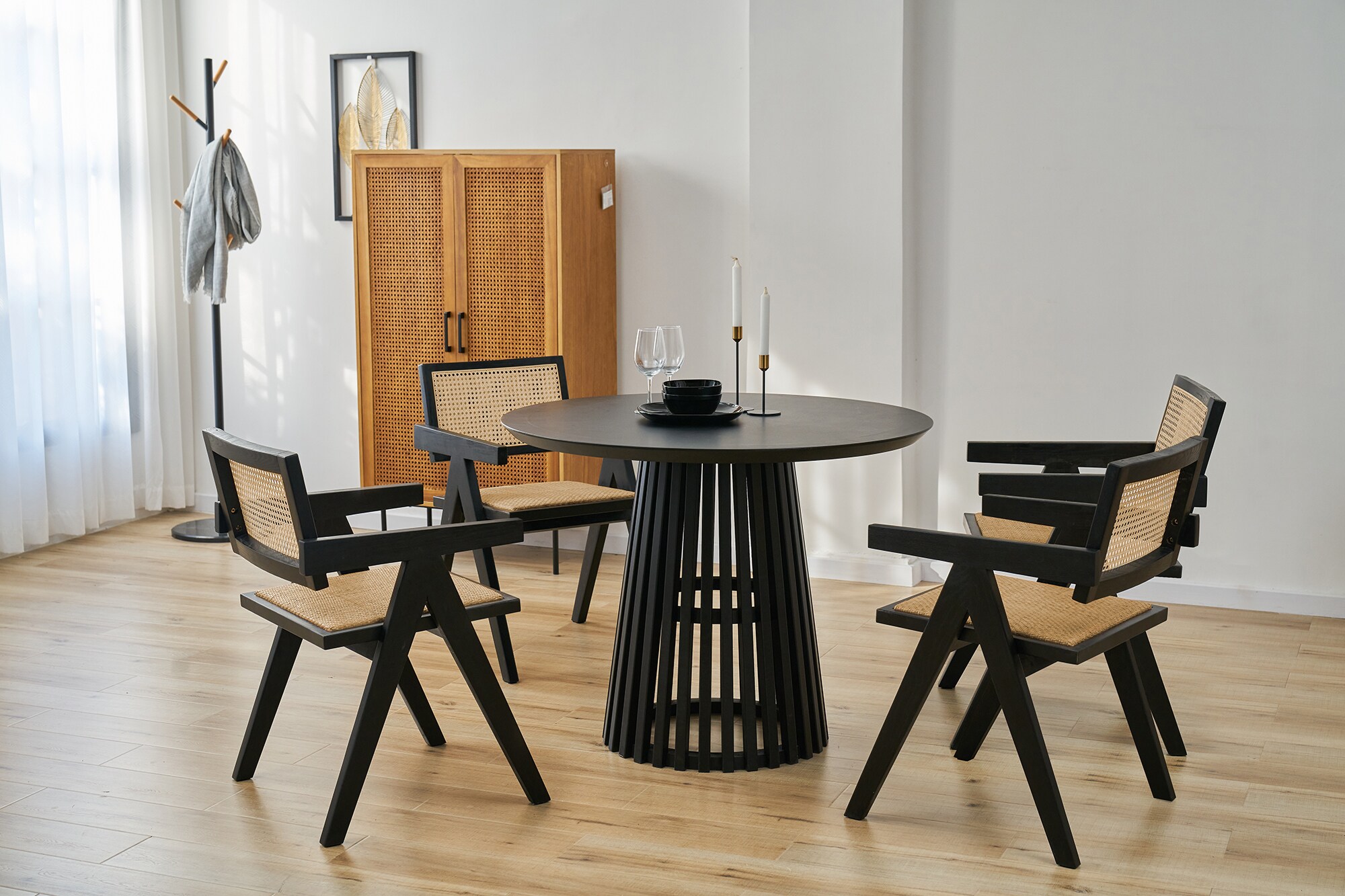 Esstisch 100cm Esszimmertisch Wohnzimmertisch Küchentisch Speisetisch natur