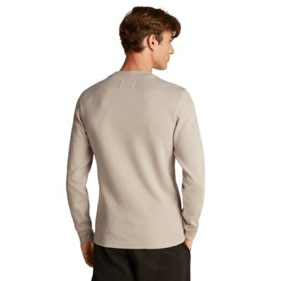 Tee-shirt à manches longues homme Woven Label Waffle CALVIN KLEIN