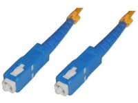 MicroConnect - Nettverkskabel - SC/UPC-enkeltmodus (hann) til SC/UPC-enkeltmodus (hann) - 15 m - fiberoptisk - 9 / 125 micron - halogenfri - gul