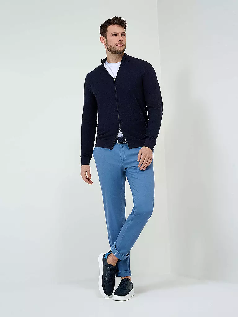 BRAX Chino Modern Fit FABIO blau