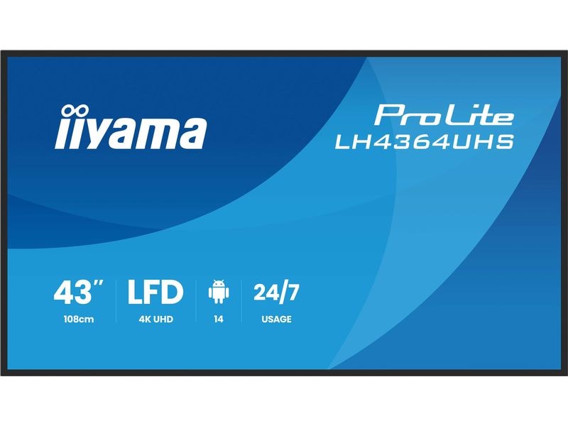 iiyama Public Display ProLite LH4364UHS-B1AG 43 