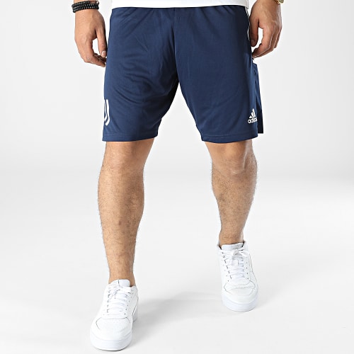 Short Jogging A Bandes HC3292 Juventus Bleu Marine