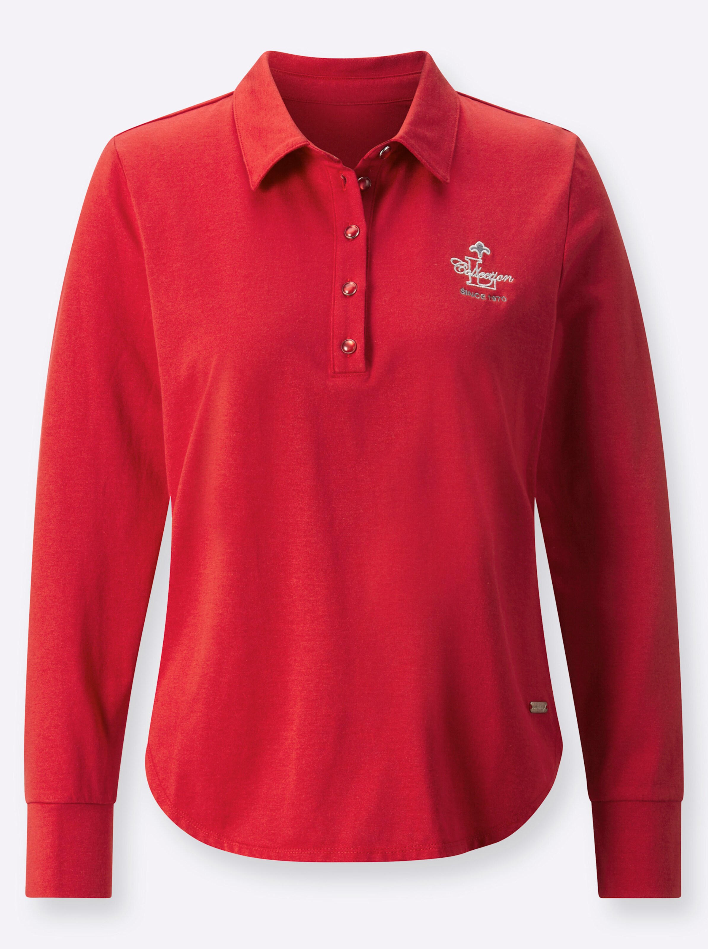 Shirt in erdbeere