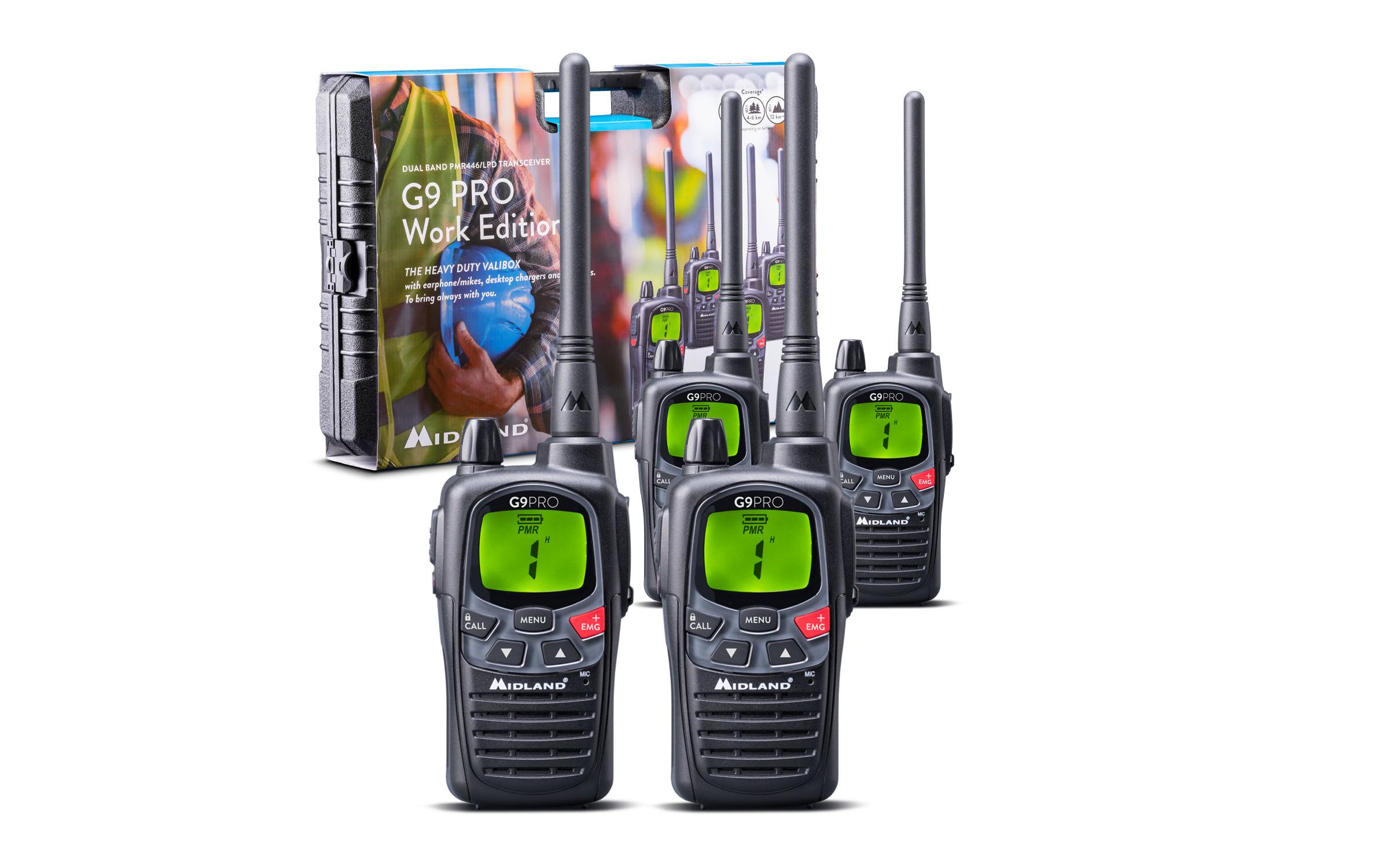 Funkgerät G9 Pro, 4er Set<br>Handfunkgeräte-Set
