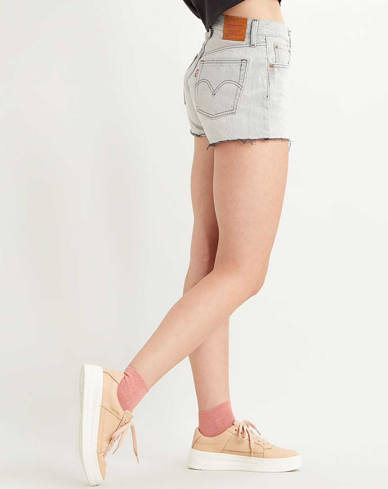 Levi's® Short en jean 501 Original gris