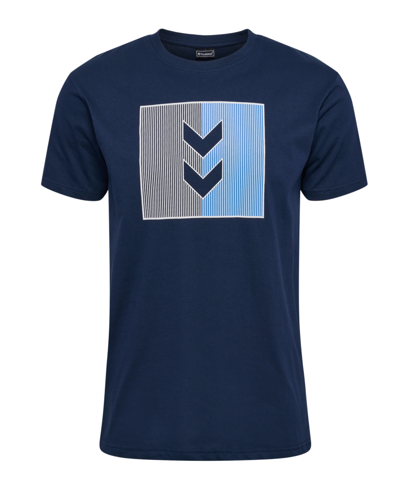 Hummel hmlACTIVE Stripe T-Shirt Blau F7459