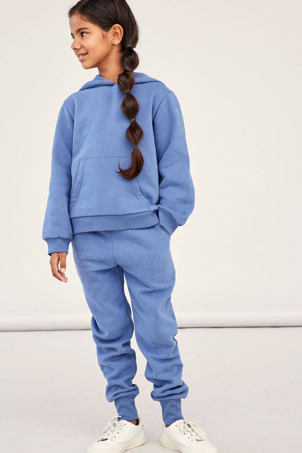NAME IT regular fit joggingbroek NKFLENA met katoen blauw