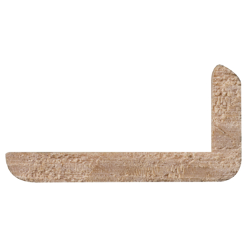 Hoeklat grenen 21x43 mm lengte 270 cm