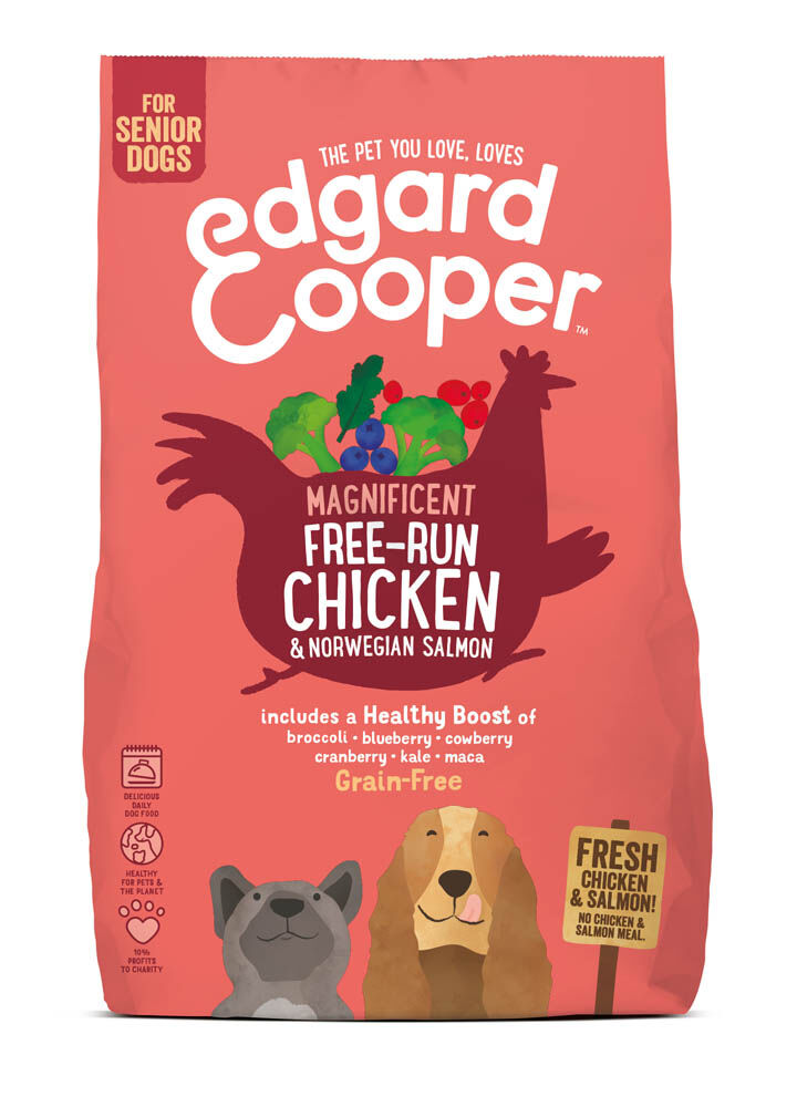 Edgard & Cooper Adult - Hondenvoer - 0.7 Kilogram - kip, zalm