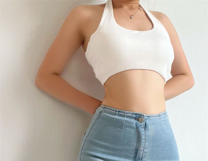 Notica - High Waist Washed Denim Hotpants