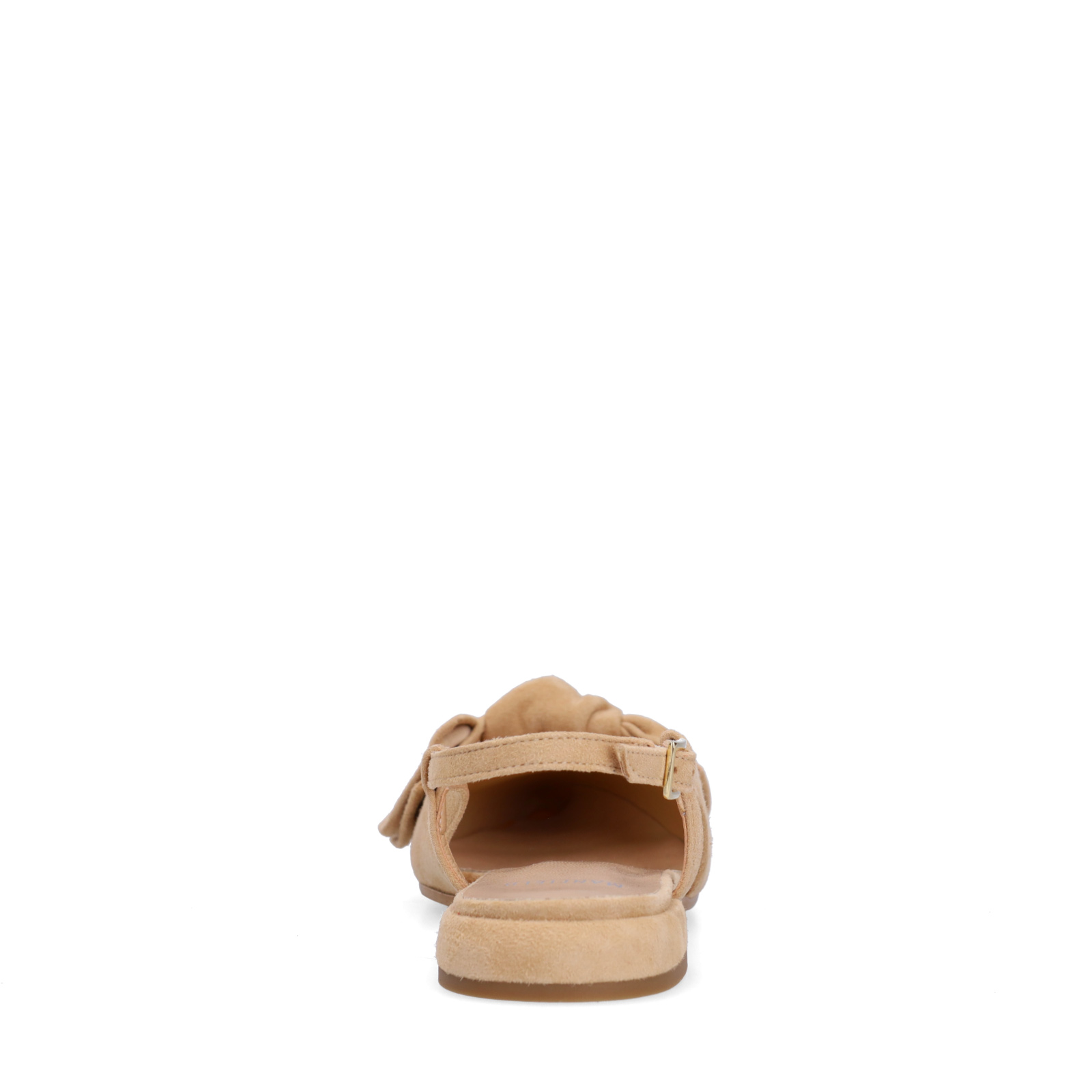 Beige suède slingbacks